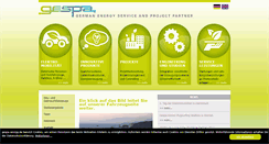 Desktop Screenshot of gespa-energy.de