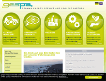Tablet Screenshot of gespa-energy.de